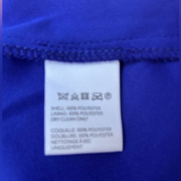 Urban Outfitters Silence & Noise bright blue sleeveless mini dress. Bare back, 2 - Picture 8 of 10